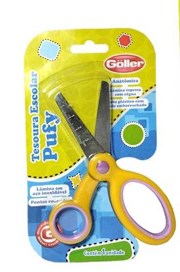 TESOURA ESCOLAR GOLLER PUFY
